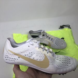 Nike Zoom Victory 3 University Of Colorado White Track Spikes Sz 6.5 AA6444-170